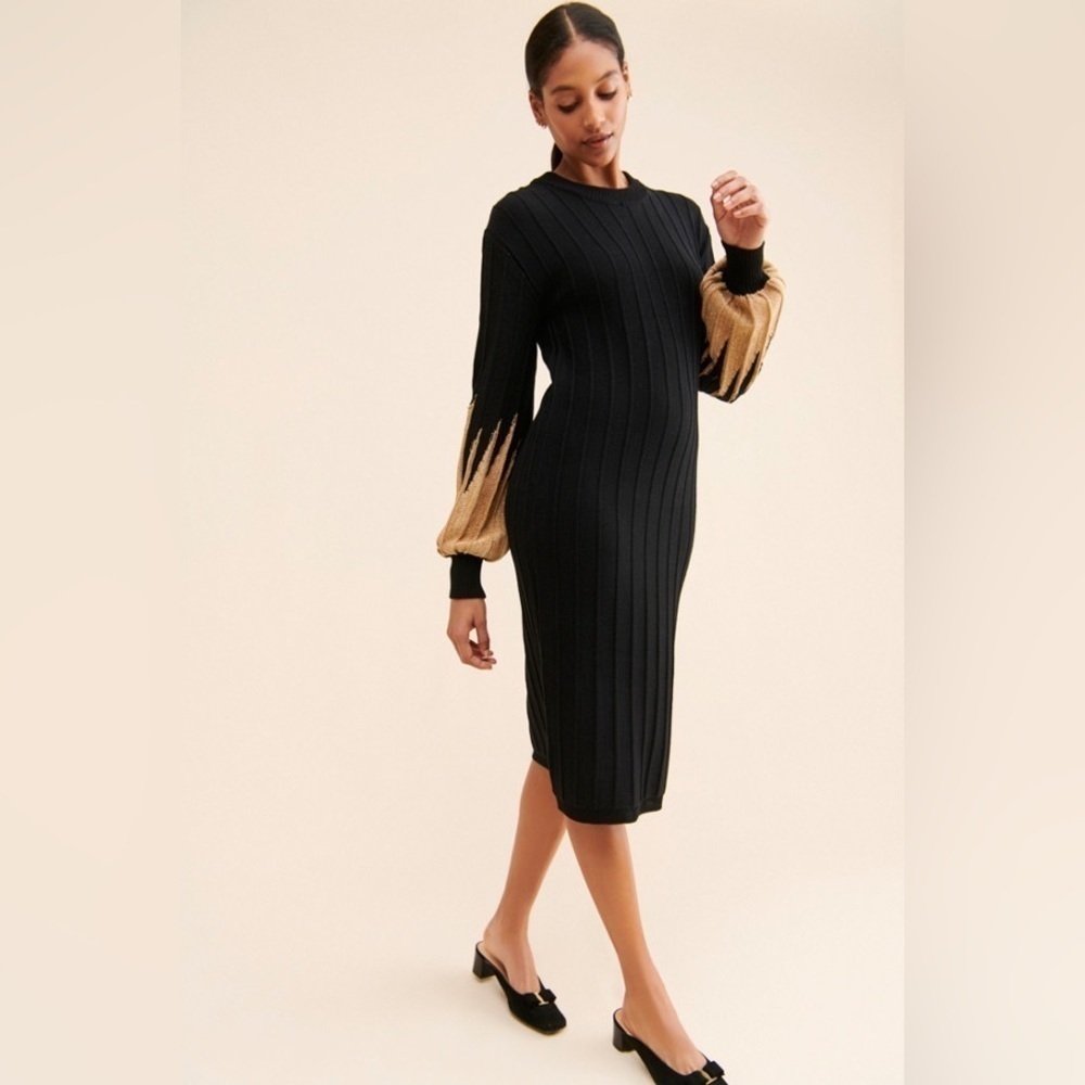 NWT CALLAHAN Melli Crewneck Midi Dress XS
